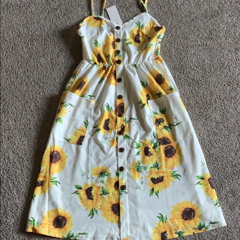 Sun flower dress